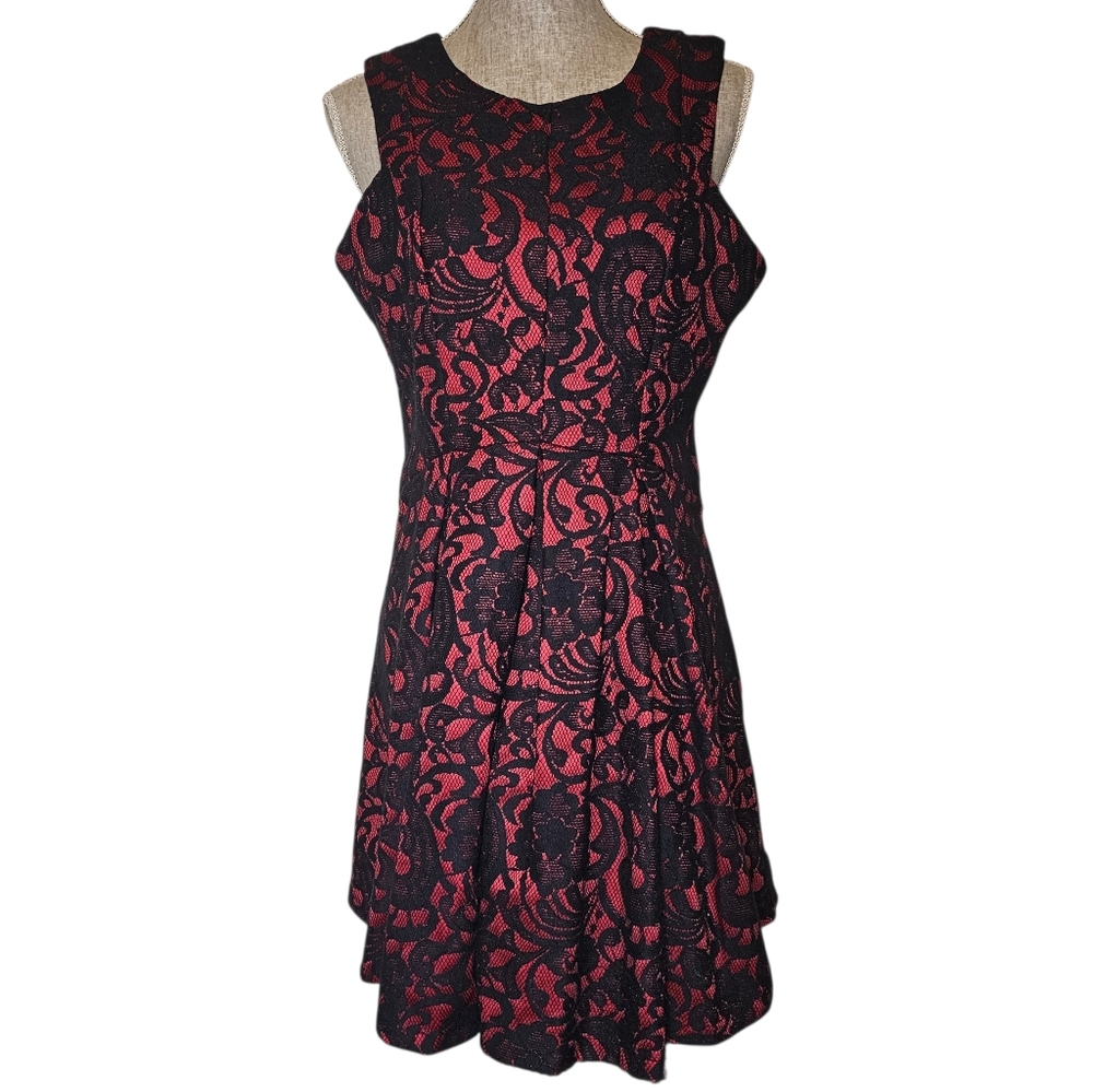 Red & Black Whimsigoth Lace Dress - Women's Size XL - NWT Vampy Romantic Glam